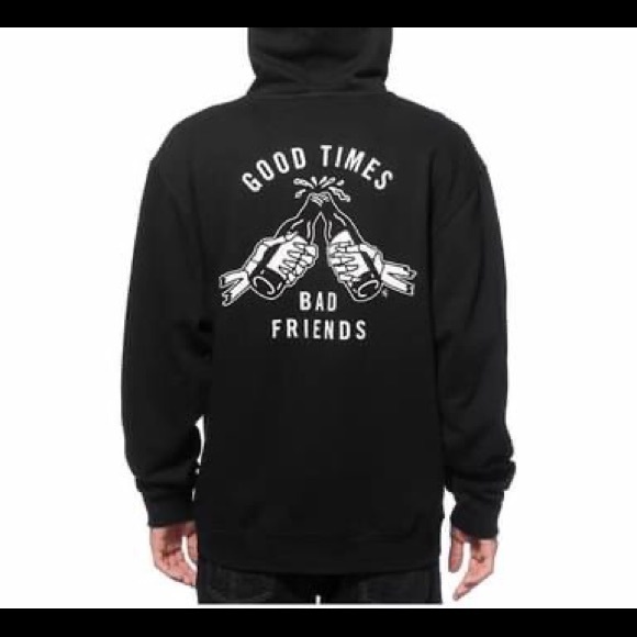 Sketchy Tank - good times bad friends hoodie - Picture 5 of 5